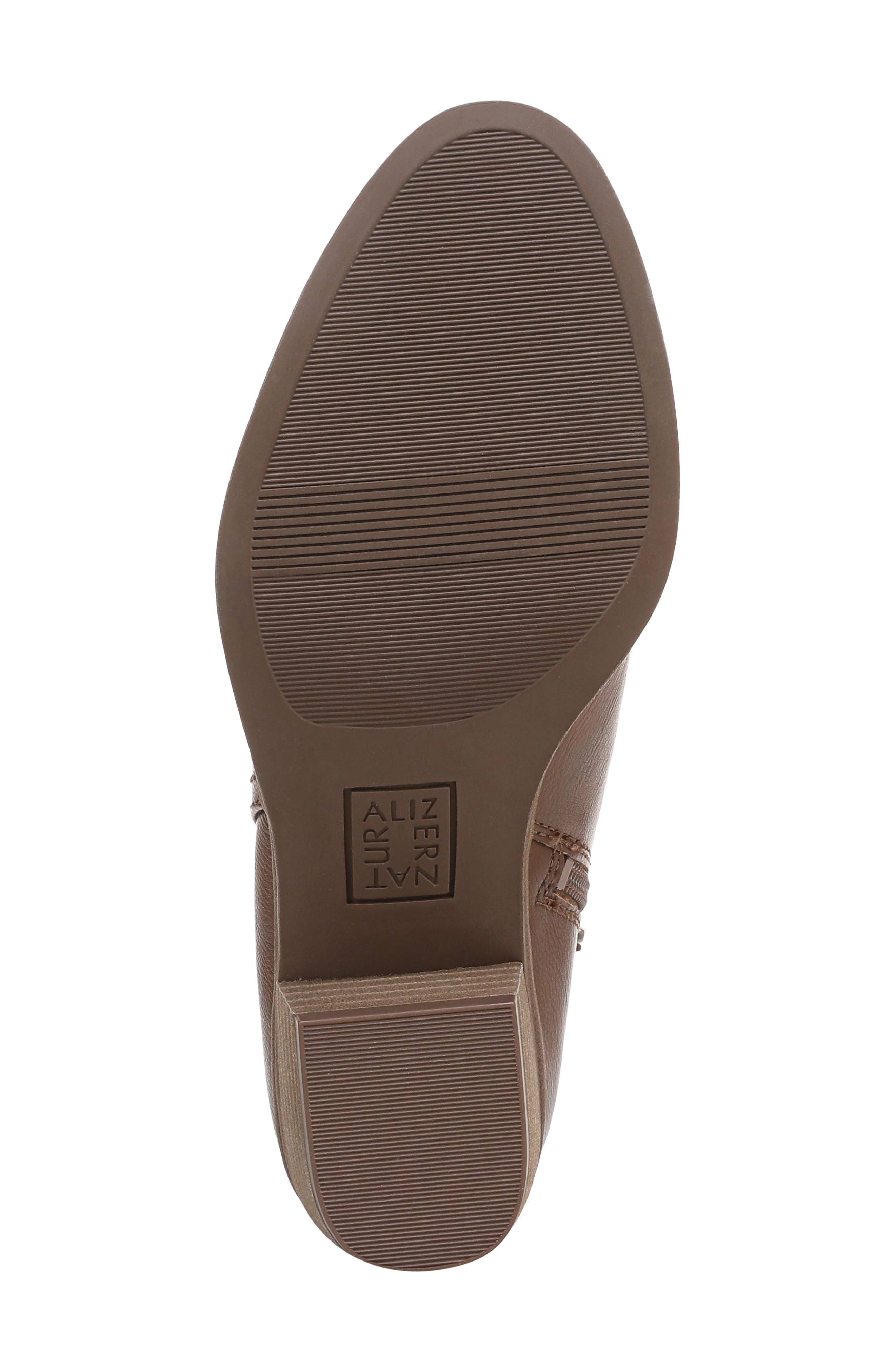 Zaylee Bootie, Alternate, color, CAPPUCCINO BROWN FAUX LEATHER