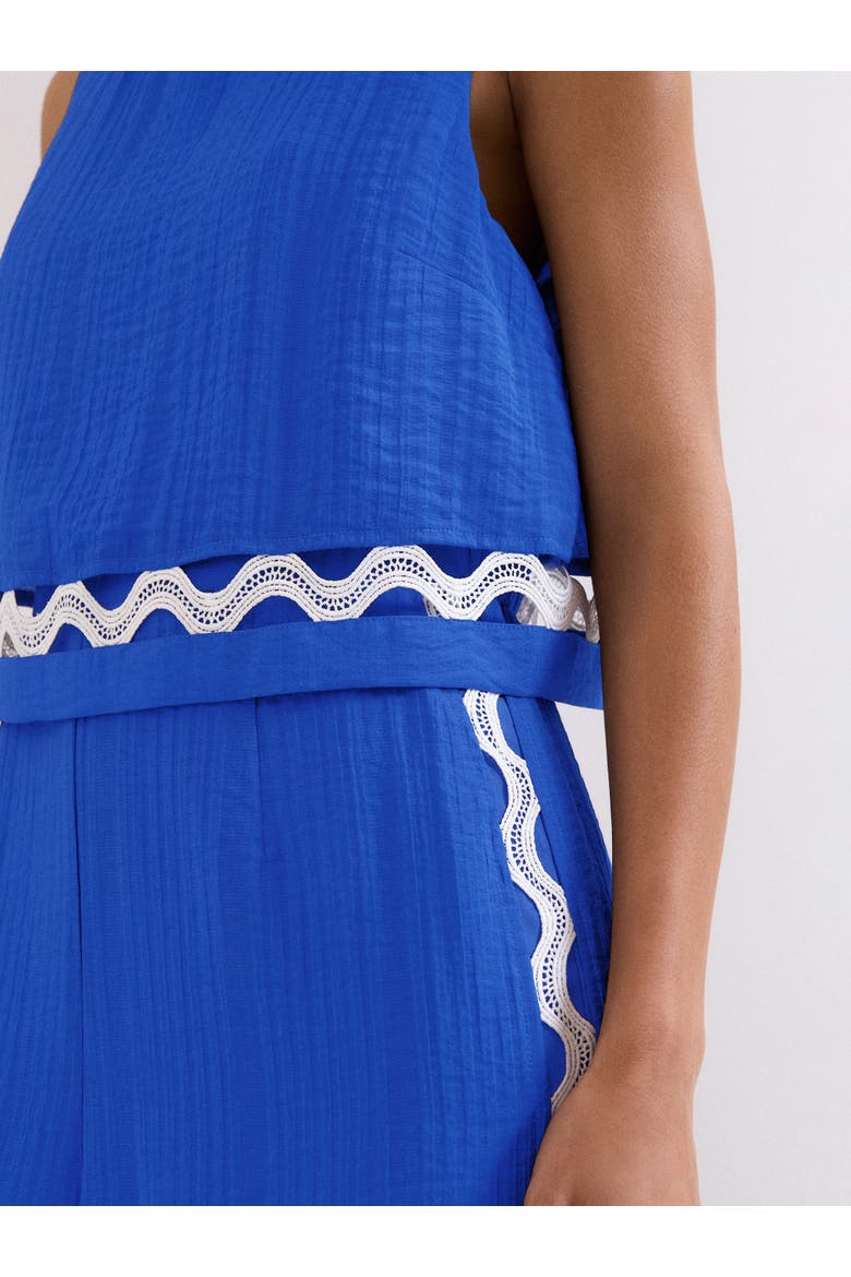 Aubrey Sleeveless Wide Leg Jumpsuit, Alternate, color, Blue