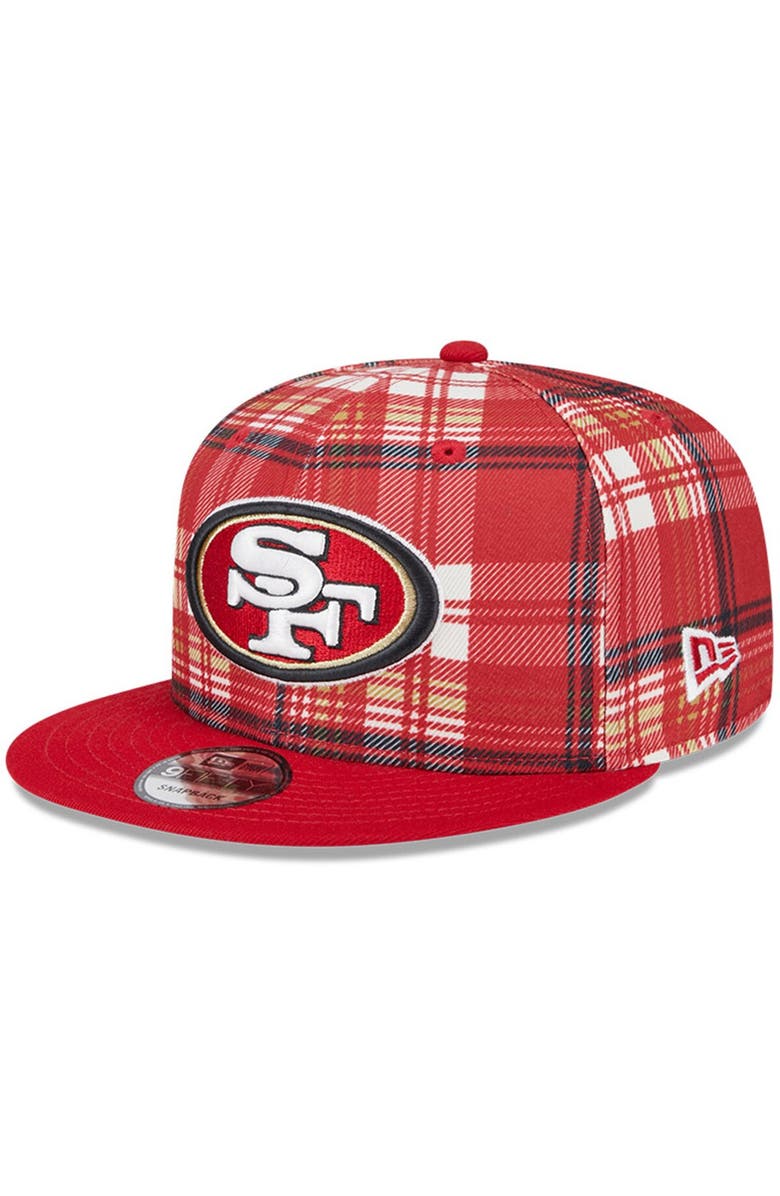 New Era Men's New Era Scarlet San Francisco 49ers 2024 Sideline Statement 9FIFTY Snapback Hat, Main, color, Scarlet