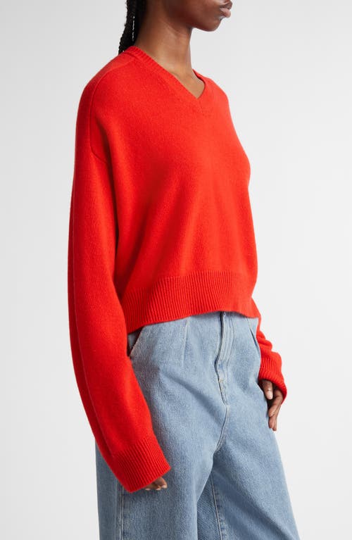 LOULOU STUDIO LOULOU DE SAISON ANZOR CASHMERE V-NECK SWEATER 