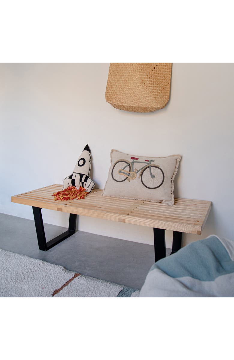 Lorena Canals Floor cushion Bike, Alternate, color, Multicolor