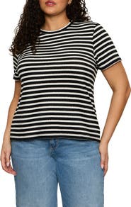 Sanctuary Perfect Stripe Relaxed Fit T-Shirt