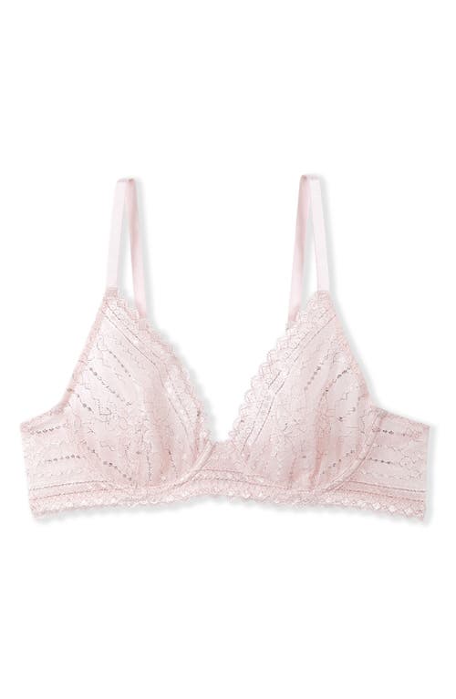Etam Panama Lace Underwire Bra In Pink