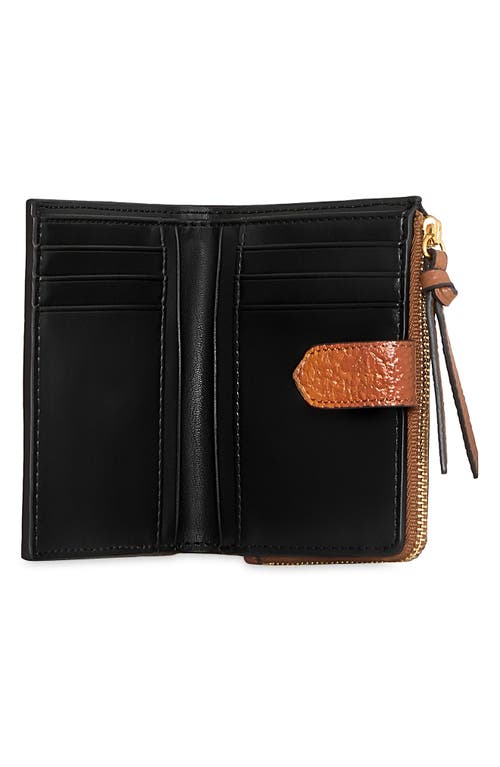 Rebecca Minkoff Slim Megan Leather Bifold Wallet In Caramello
