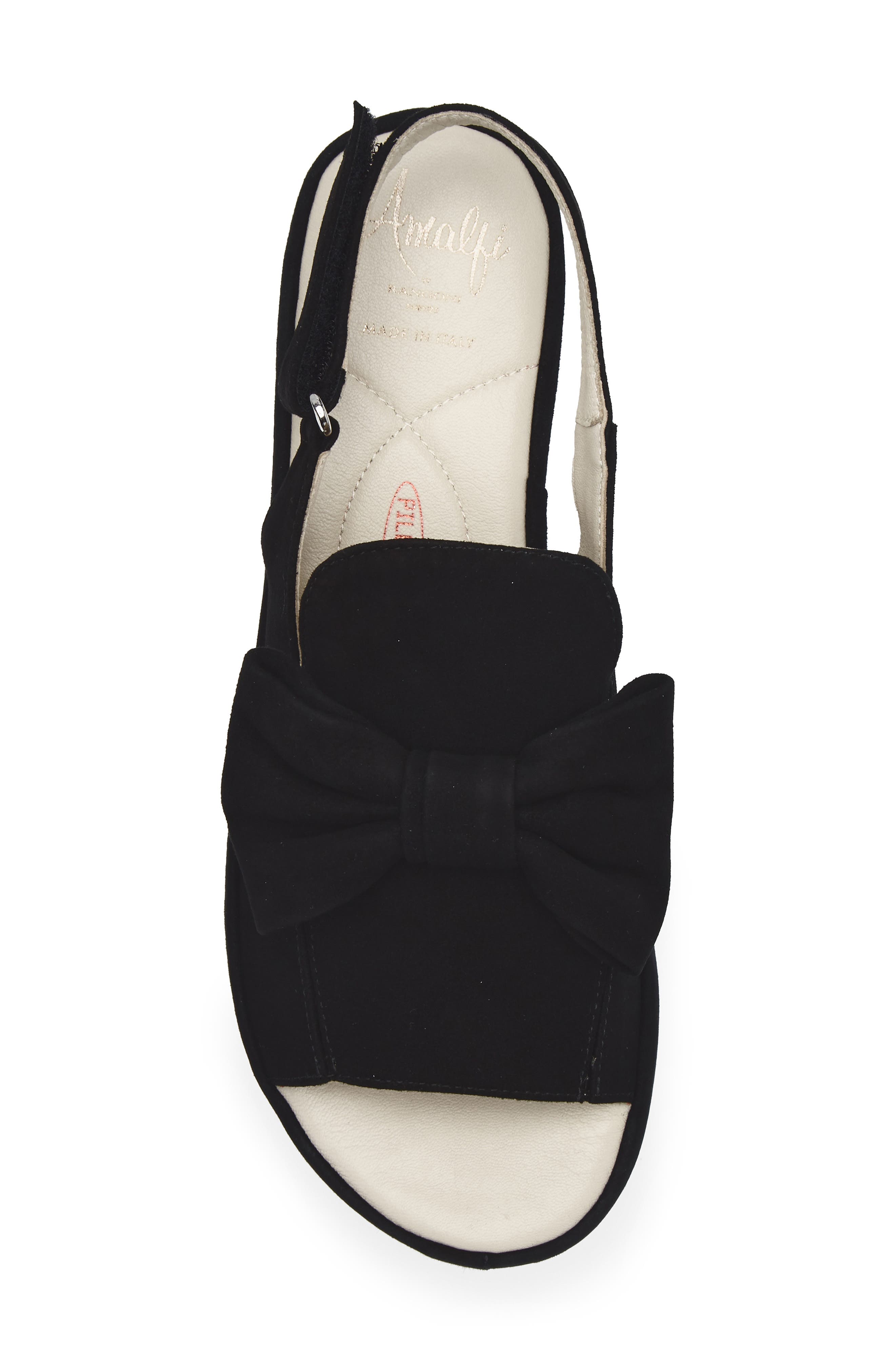 Amalfi by Rangoni Bartali Slingback Sandal, Alternate, color, Black