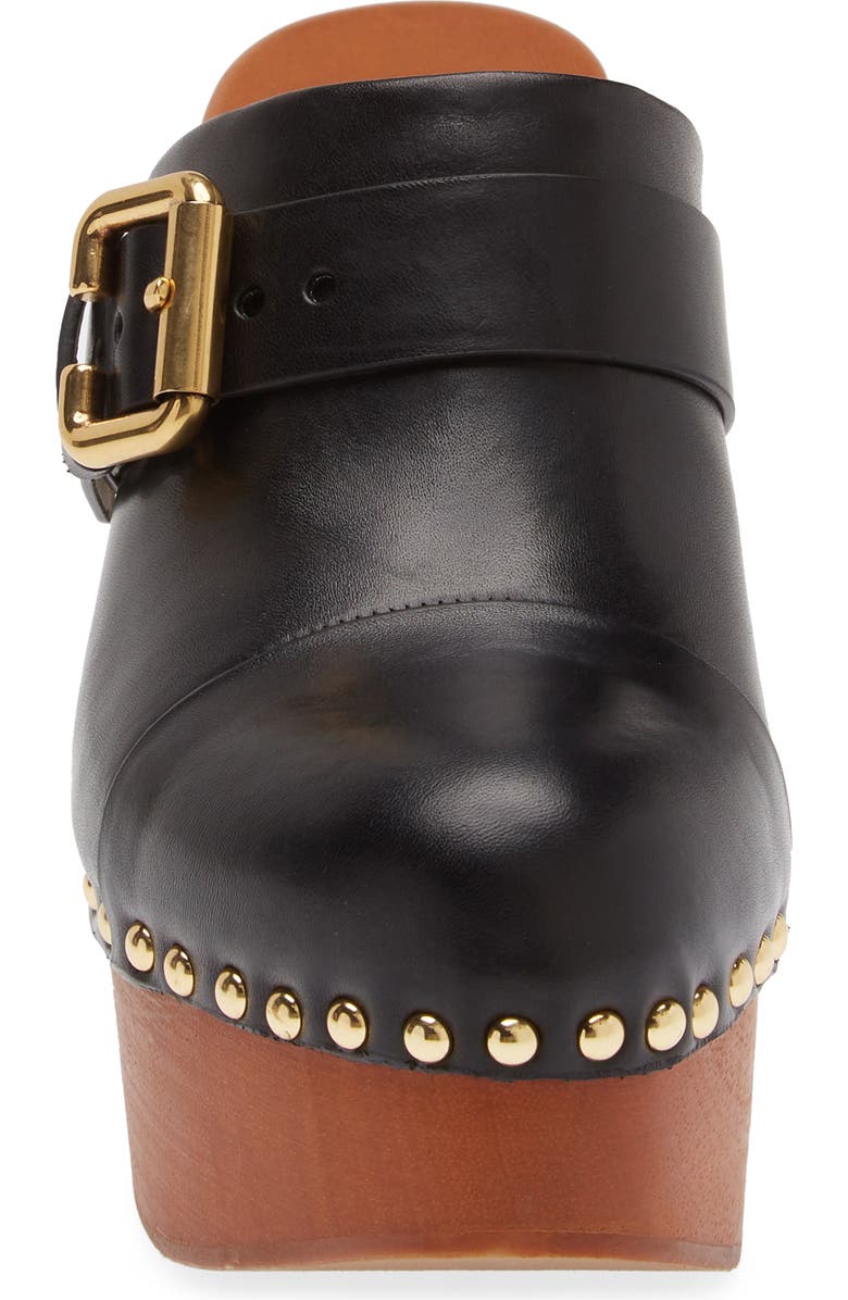 Chloé Jeanette Platform Clog, Alternate, color, 001 Black