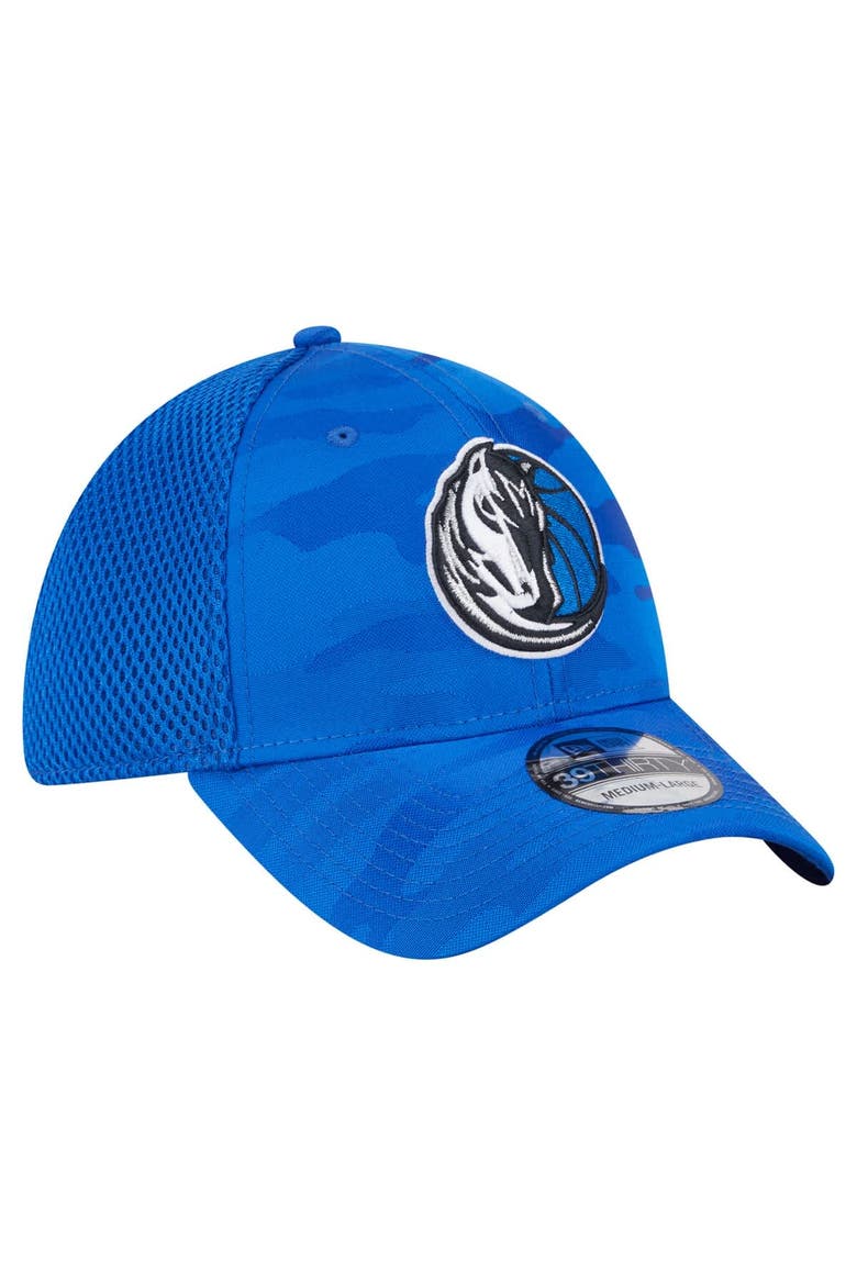 Men's New Era  Blue Dallas Mavericks Subtle Camo 39THIRTY Flex Hat, Alternate, color, Blue