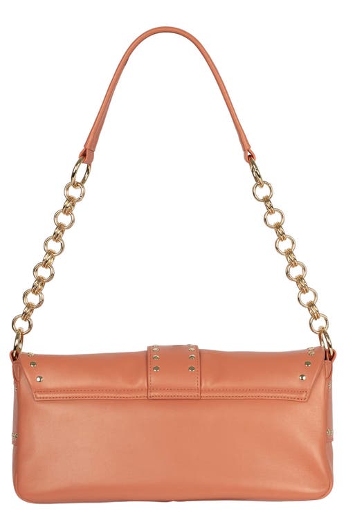Jeffrey Campbell Night Out Leather Shoulder Bag In Coral