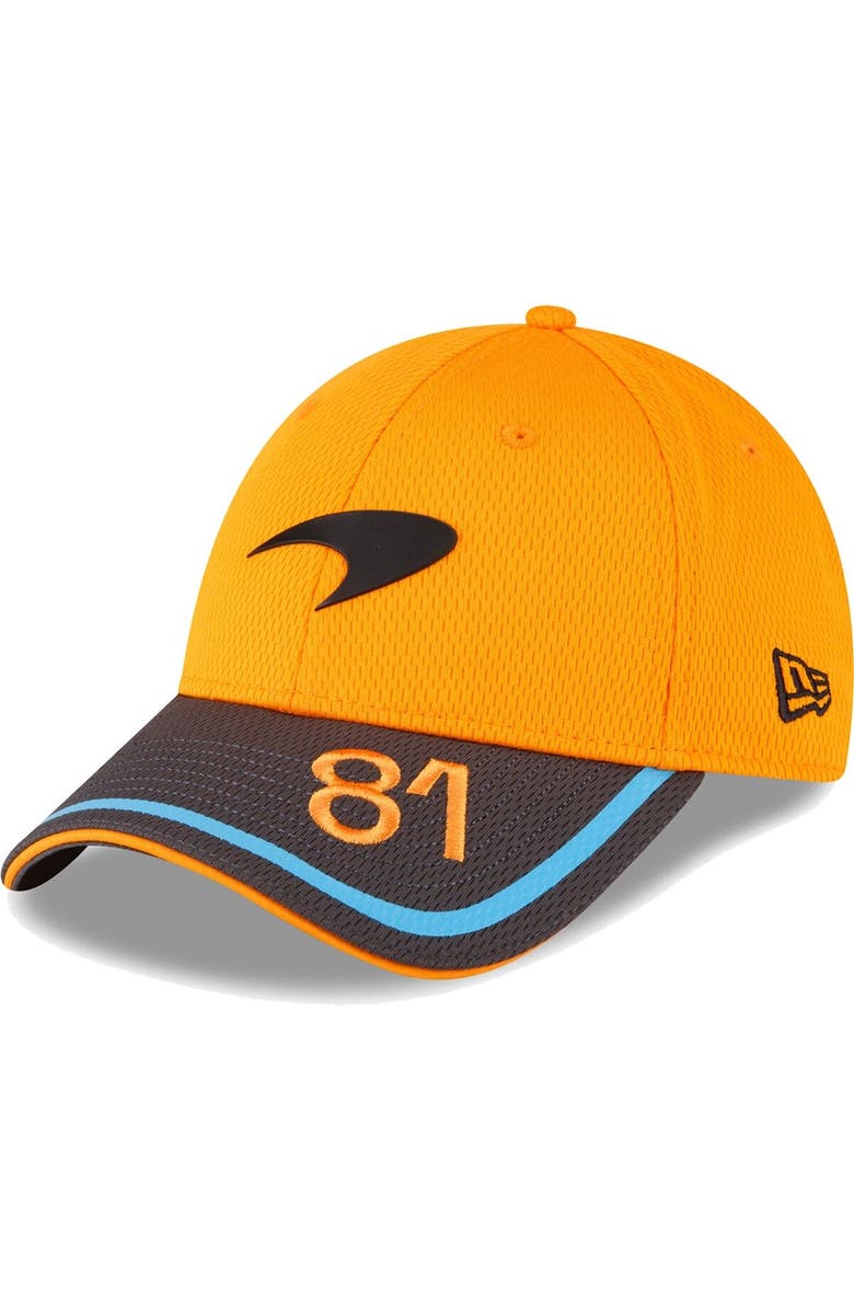 New Era Men's New Era Oscar Piastri Orange McLaren F1 Team Driver 9FORTY Adjustable Hat, Main, color, 