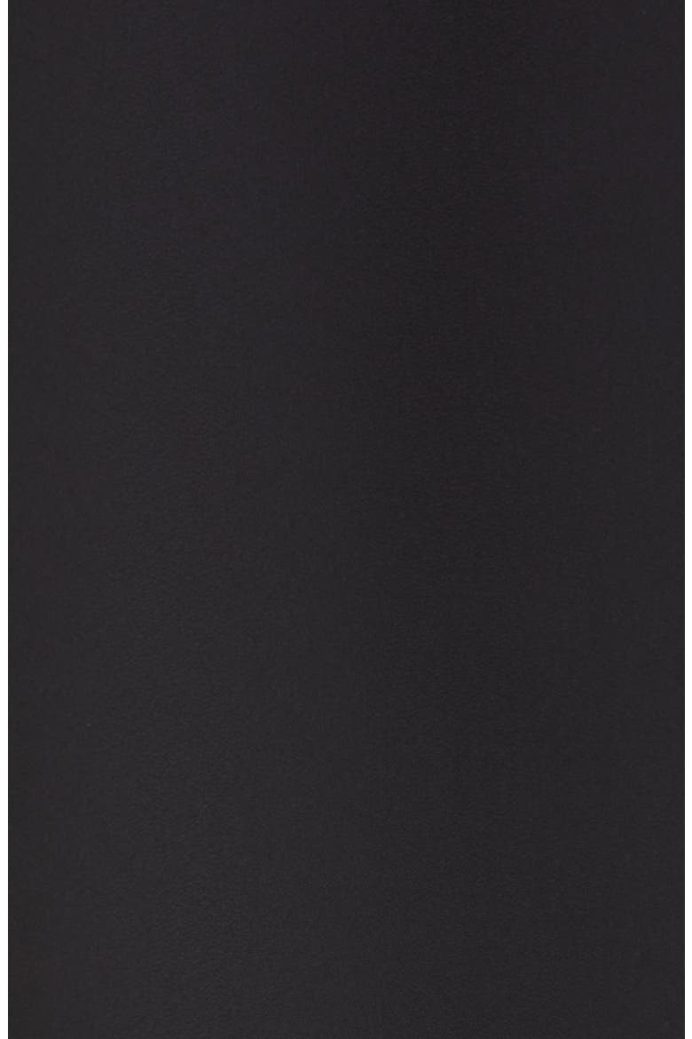 Contrast Tie V-Neck Crepe de Chine Blouse, Alternate, color, BLACK/ WHITE