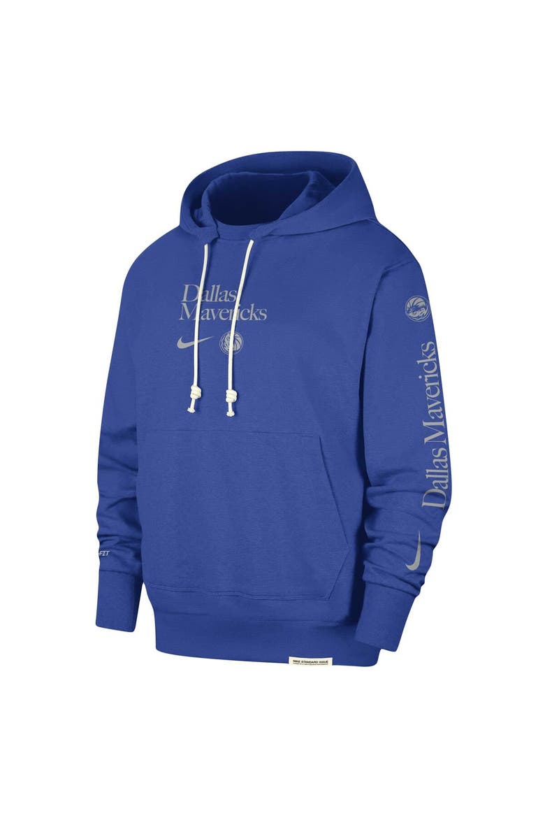 Men's Nike Blue Dallas Mavericks Authentic Performance Pullover Hoodie, Alternate, color, Blue