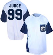 FANATICS Men's Profile Aaron Judge White/Navy New York Yankees Big & Tall Player Name & Number T-Shirt