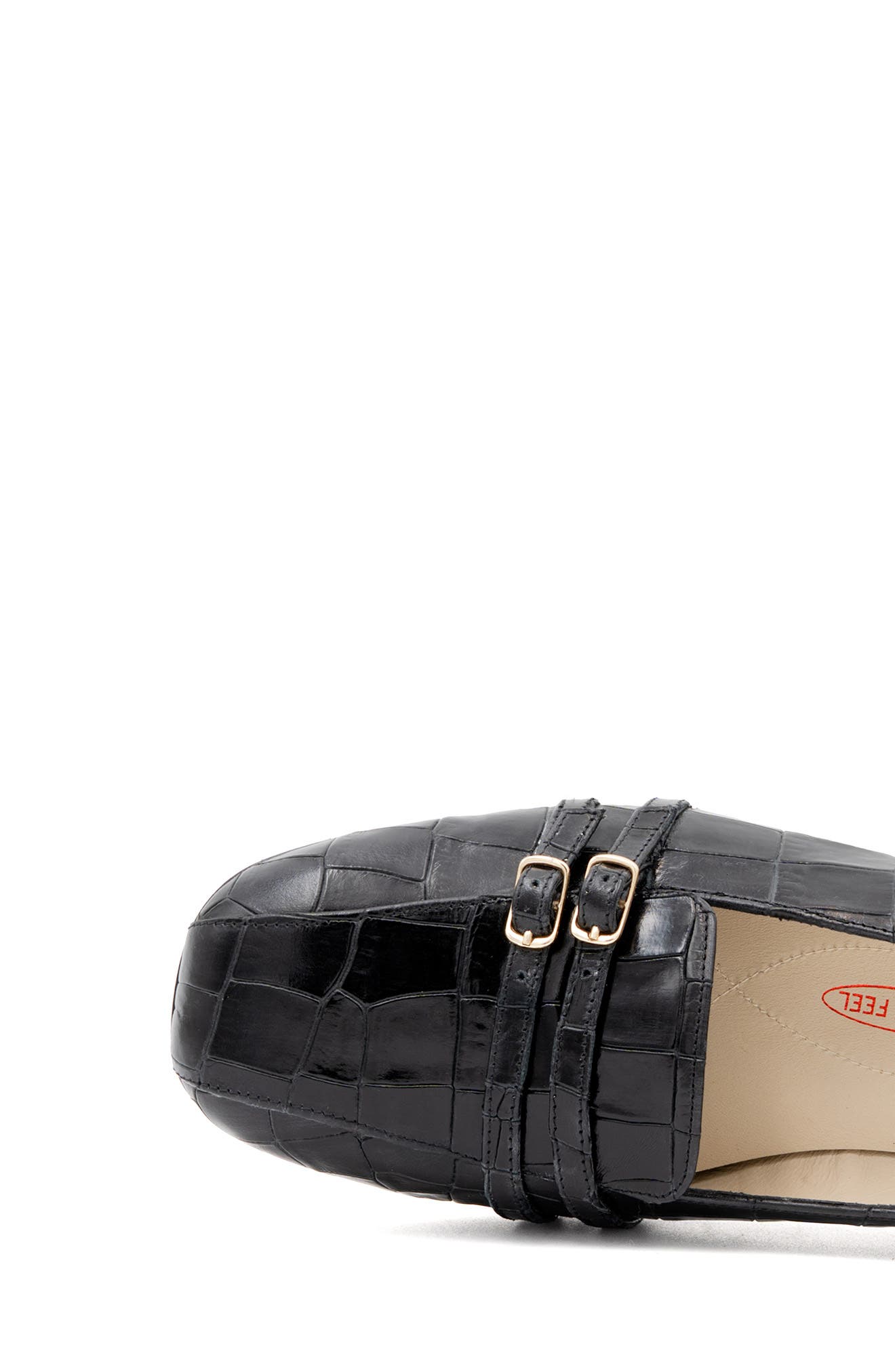 Amalfi by Rangoni Basilico Loafer Pump, Alternate, color, Nero Cocco Bengala