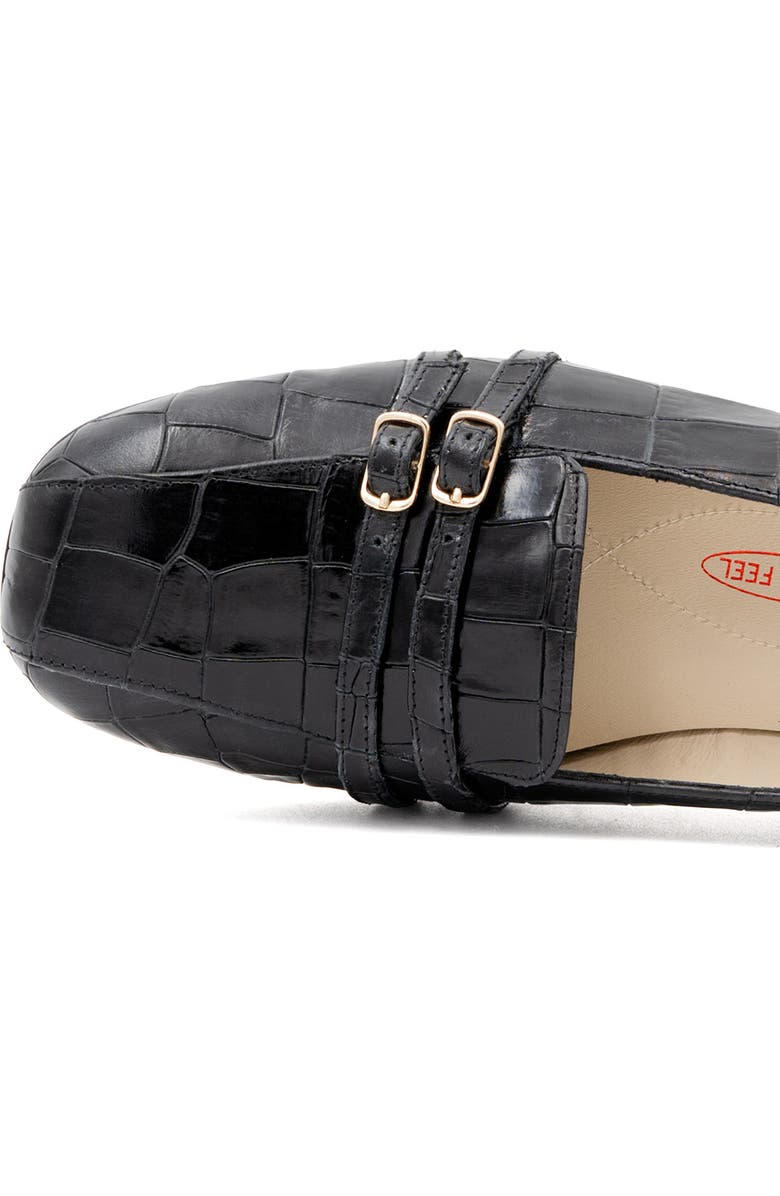 Amalfi by Rangoni Basilico Loafer Pump, Alternate, color, Nero Cocco Bengala