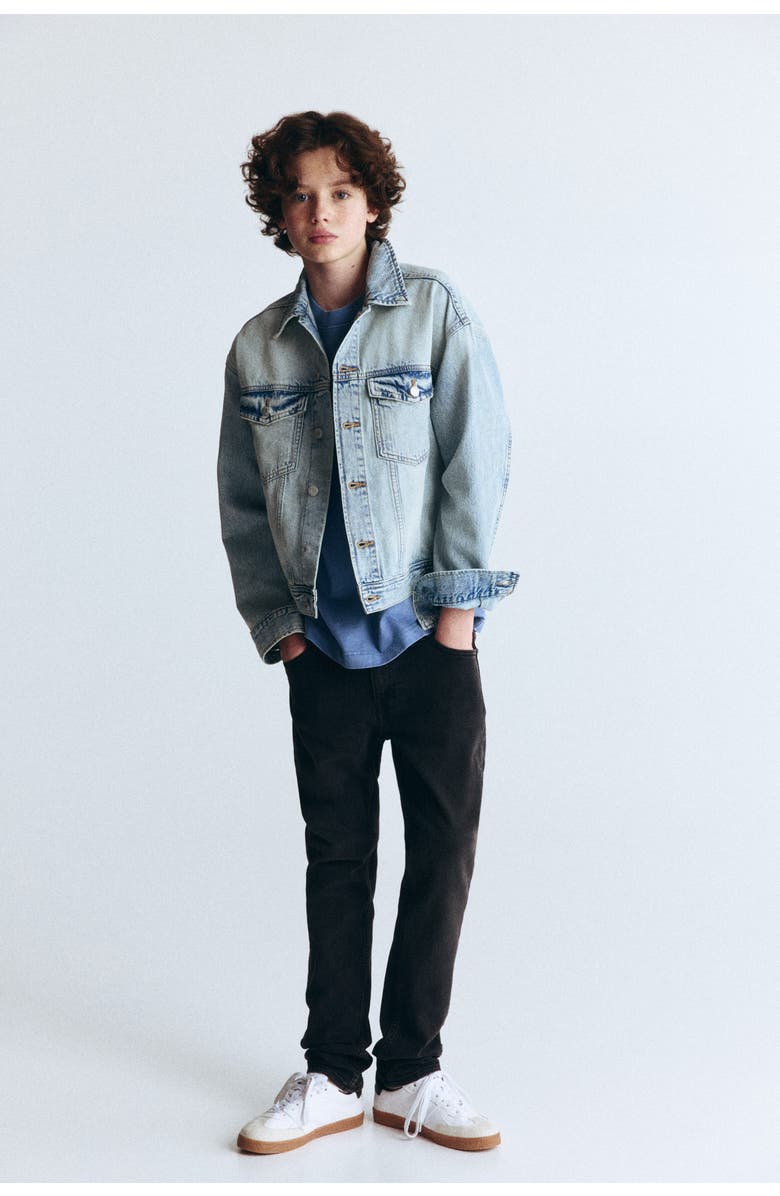 H&M Comfort Stretch Slim Fit Jeans, Alternate, color, Denim Black