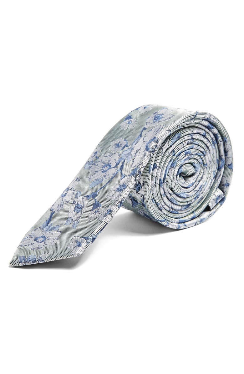 Topman Topshop Floral Jacquard Tie, Main, color,