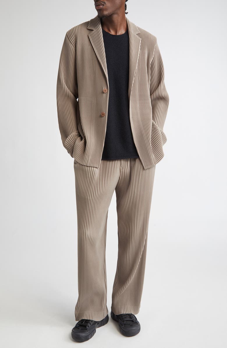 Homme Plissé Issey Miyake Tailored Pleats 1 Sport Coat, Alternate, color, Riverside Gray
