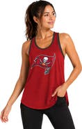 G-III 4HER BY CARL BANKS Women's G-III 4Her by Carl Banks Red Tampa Bay Buccaneers Tater II Racerback Tank Top