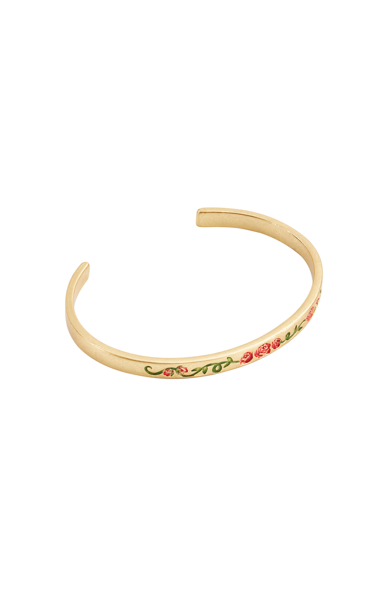 Fable England English Rose Gold Bangle, Alternate, color, Gold