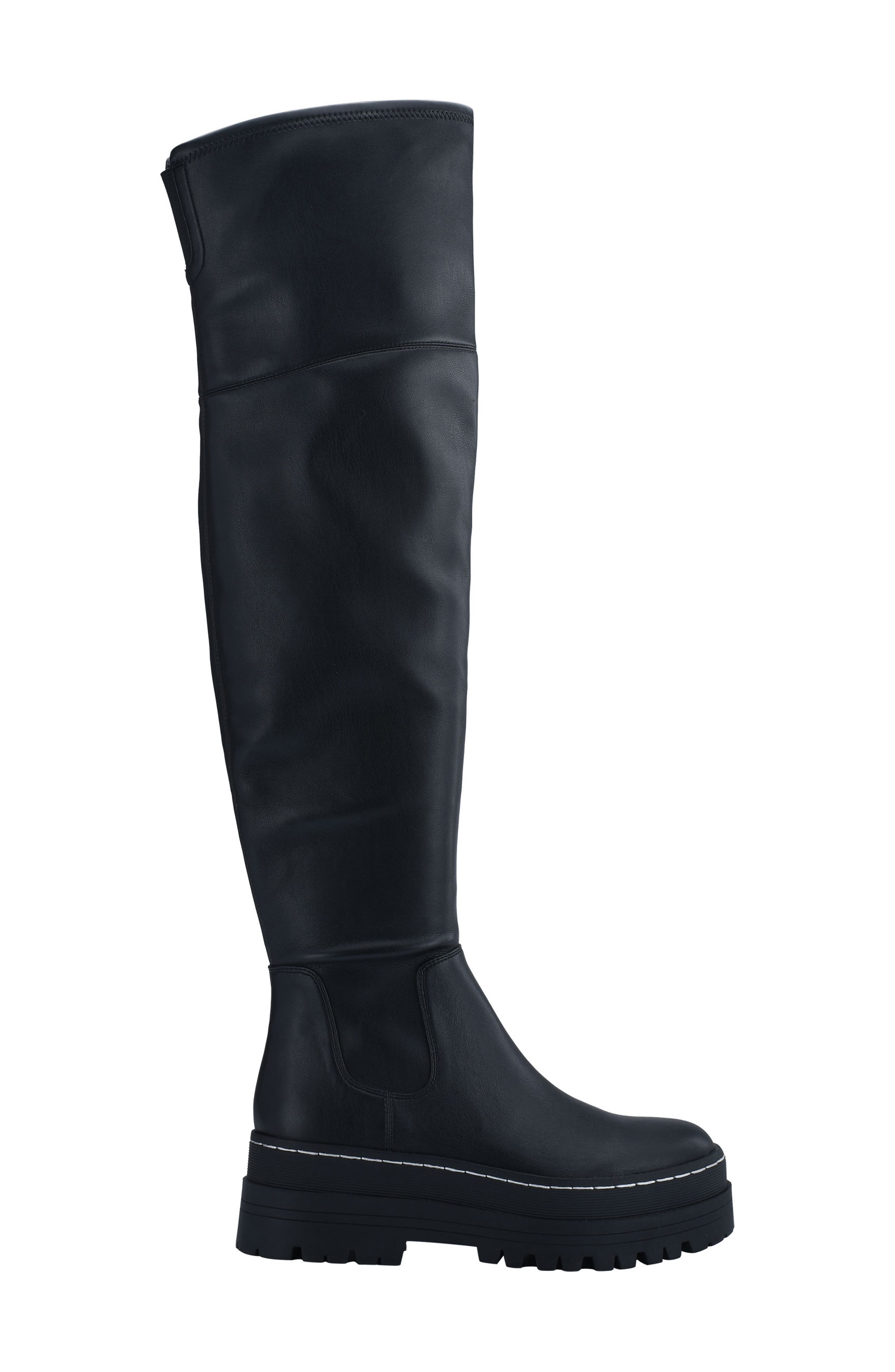 Marc Fisher LTD Philly Lug Sole Over the Knee Platform Boot, Alternate, color, 