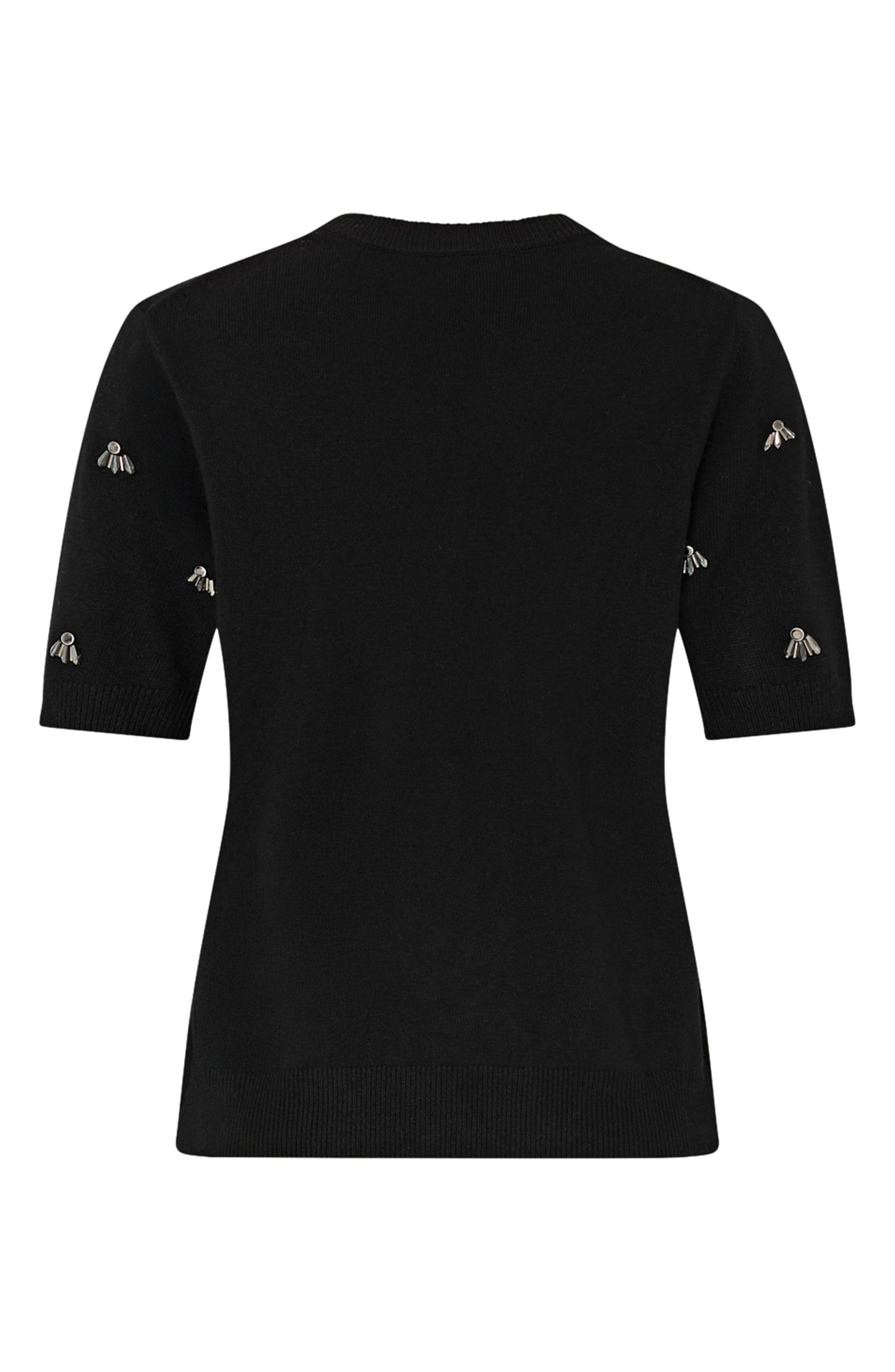 Rosalyn Rhinestone Detail Sweater - image 2
