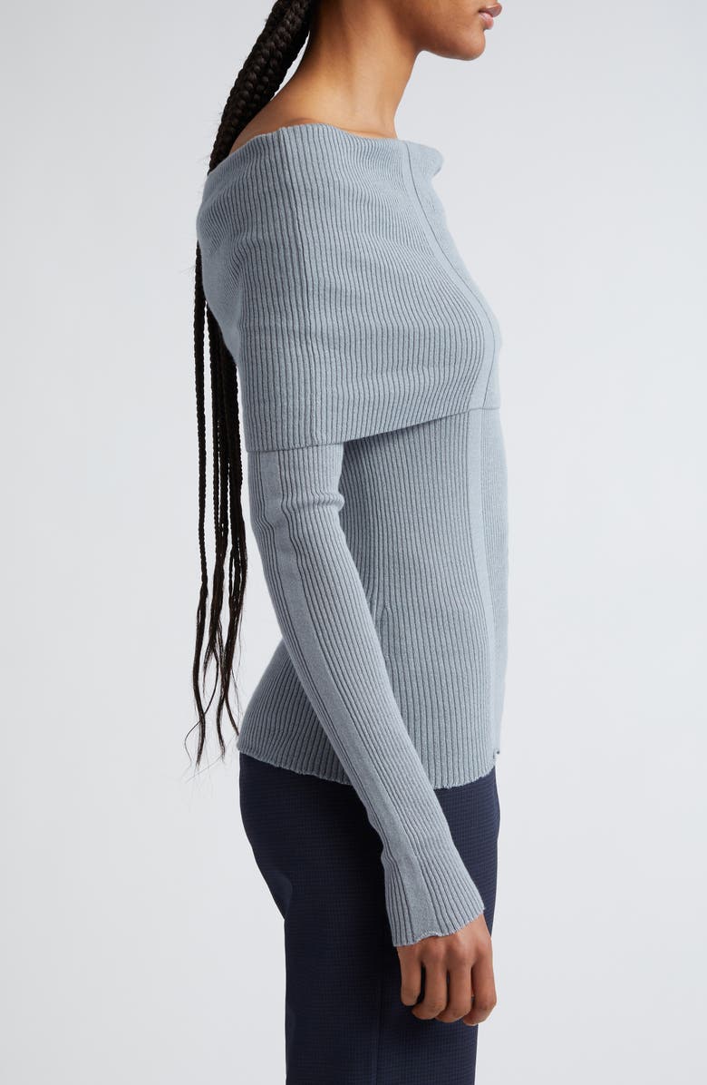 Paloma Wool Palmer Rib Off the Shoulder Sweater, Alternate, color,