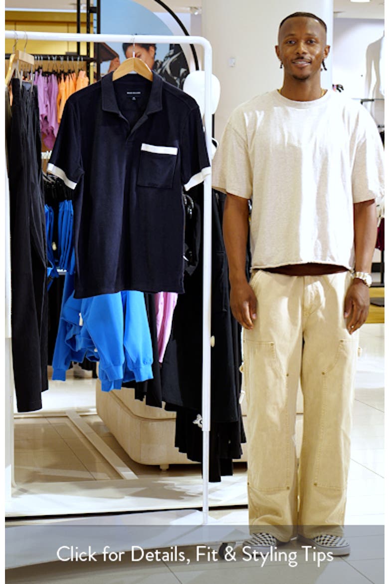 Johnny Collar Terry Cloth Pocket Polo video