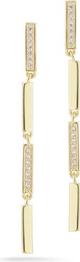 CHLOE AND MADISON Rectangular Link Drop Earrings