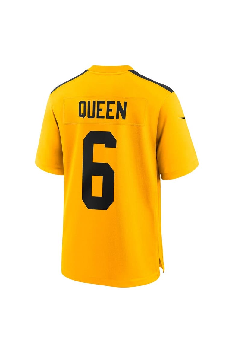 Men's Nike Patrick Queen Gold Pittsburgh Steelers Alternate 1933 Throwback Game Jersey, Alternate, color, Gold