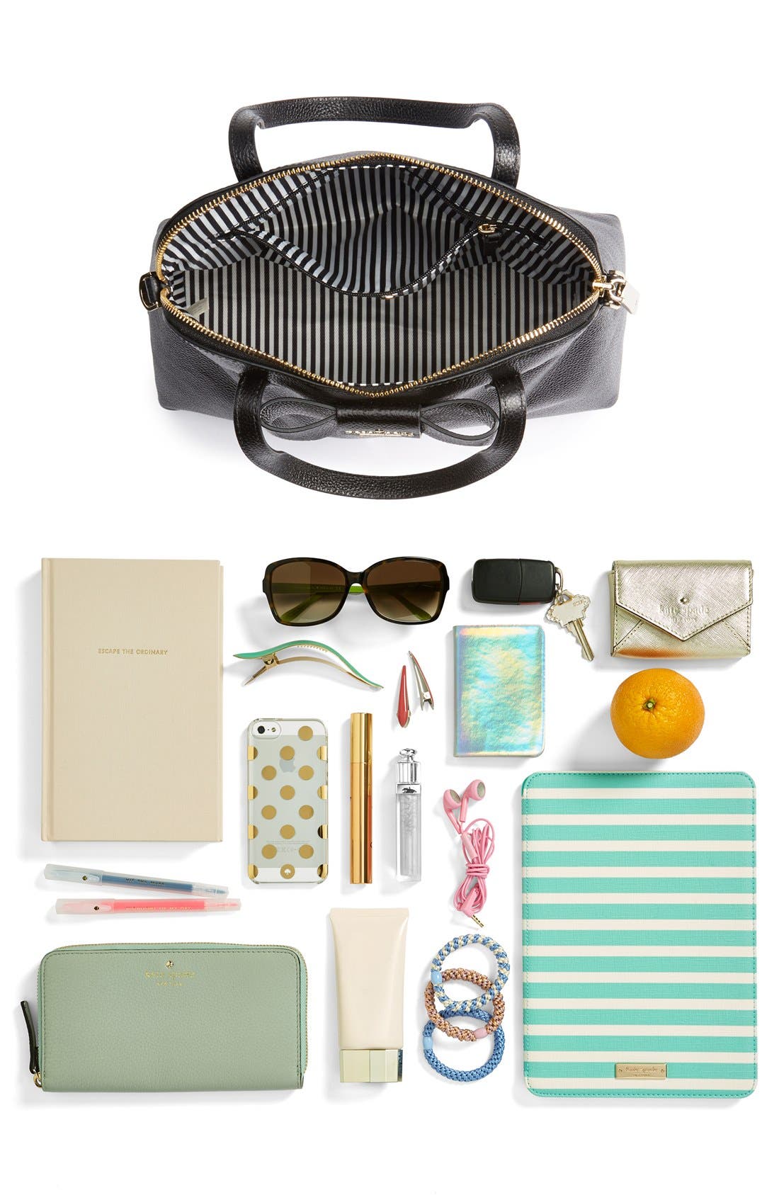 'julia street - maise' satchel, Alternate, color, BLACK