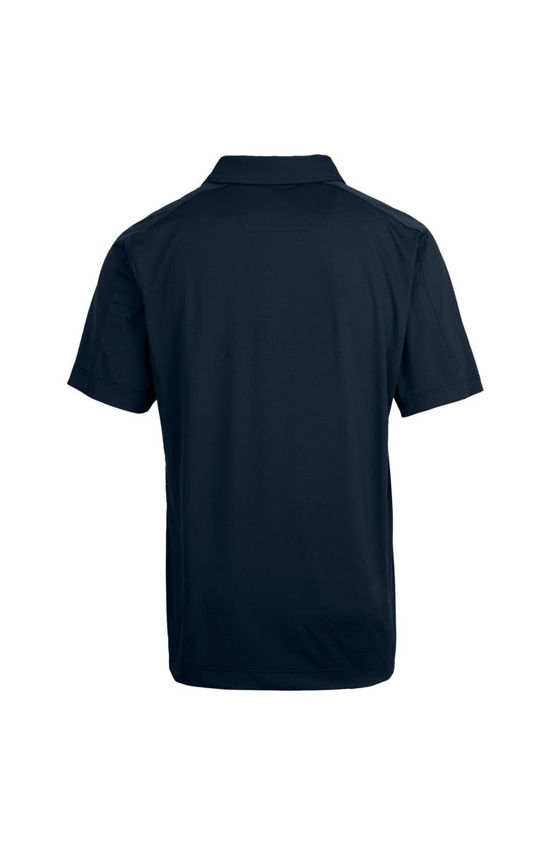 Cutter & Buck Navy Penn State Nittany Lions Primary Team Logo Prospect Textured Stretch Polo, Alternate, color, 