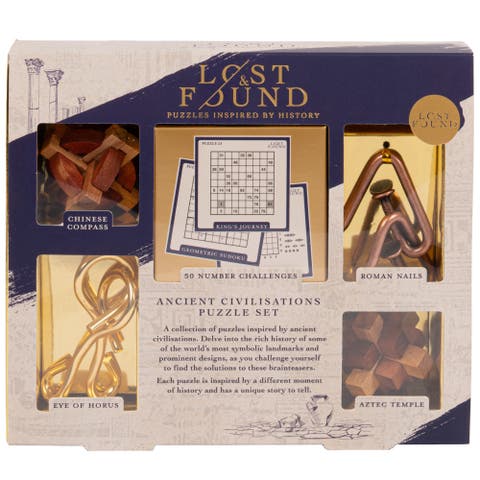 Ancient Civilizations Five, Puzzle Set, 3D Handheld Brainteaser