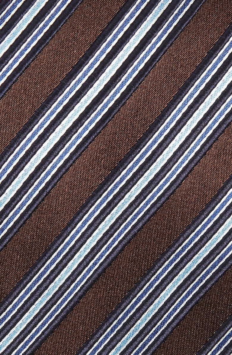 ZEGNA Ermenegildo Zegna Stripe Silk Tie, Alternate, color,