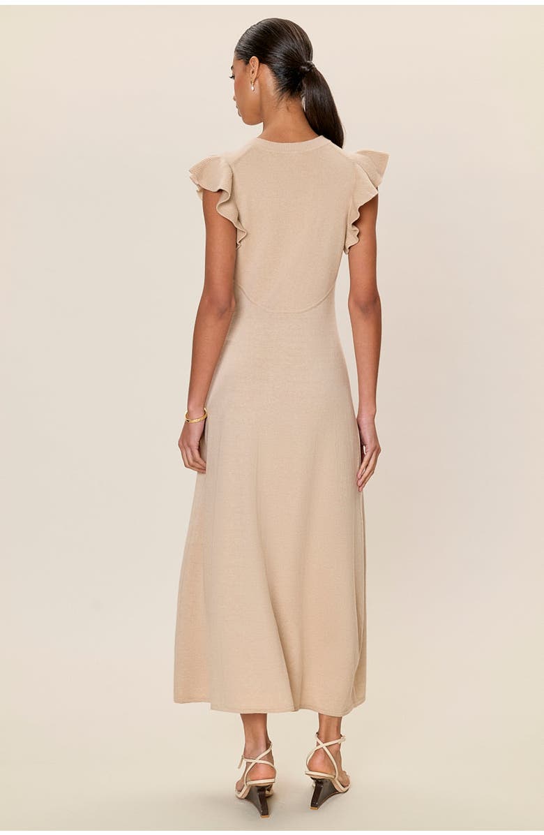 Rebecca Taylor Rhea Sweater Midi Dress, Alternate, color, Oatmeal