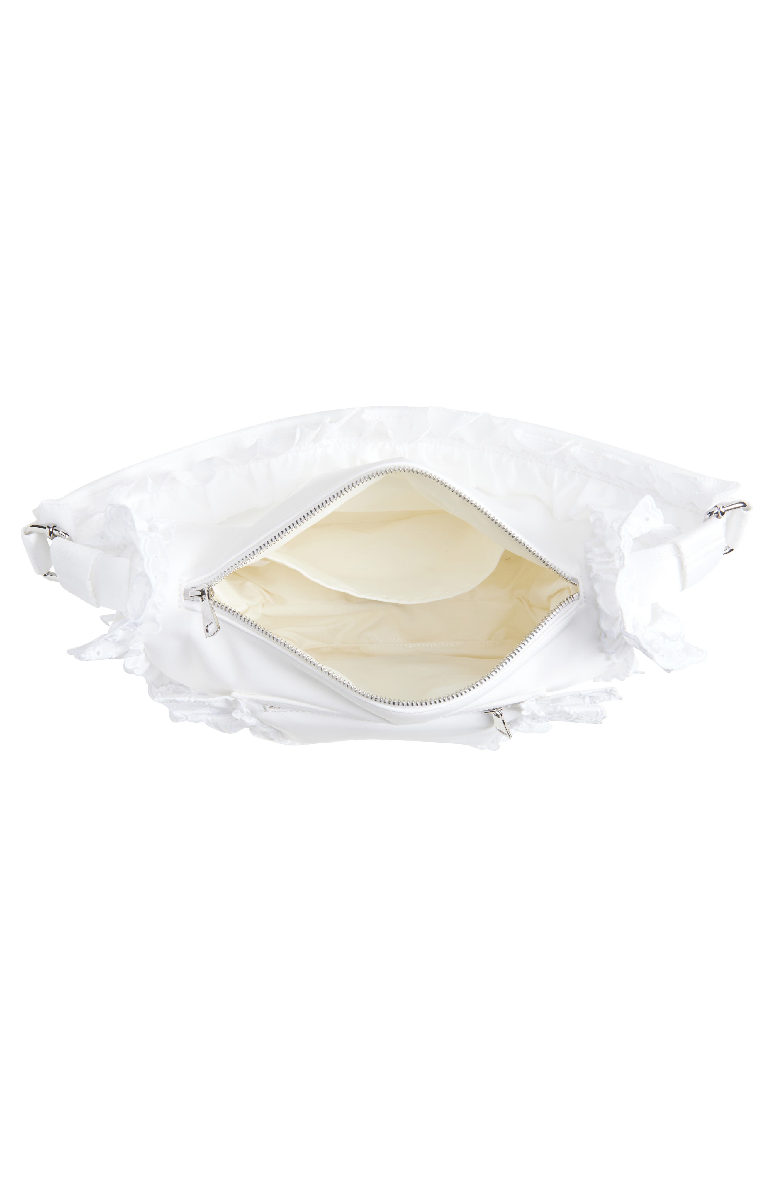 Pillowcase Shoulder Bag, Alternate, color, WHITE