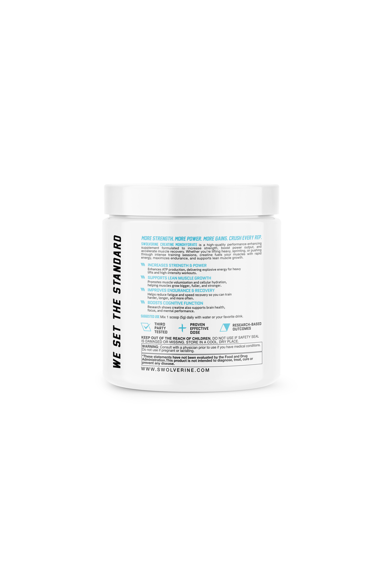 Creatine Monohydrate, Alternate, color, Unflavored
