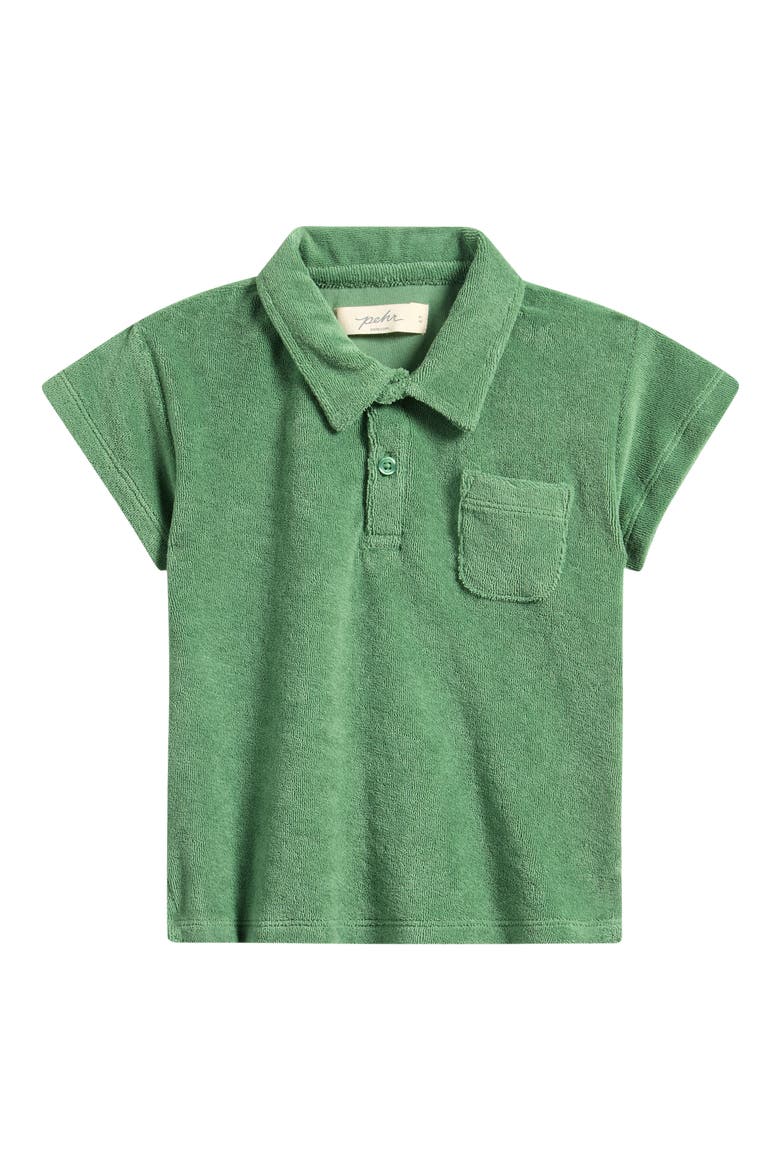 Kids' Organic Cotton Polo, Main, color, GRASS