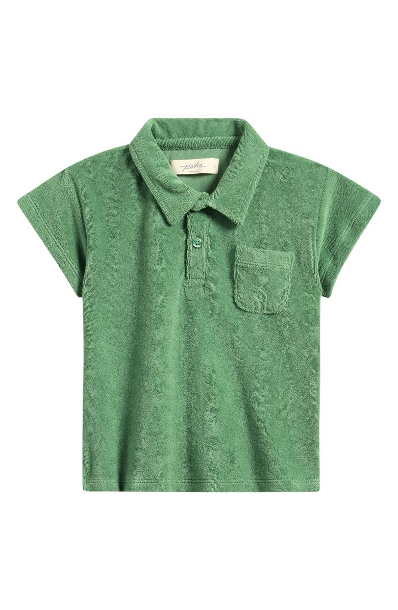 Pehr Kids' Organic Cotton Polo, Main, color, Grass