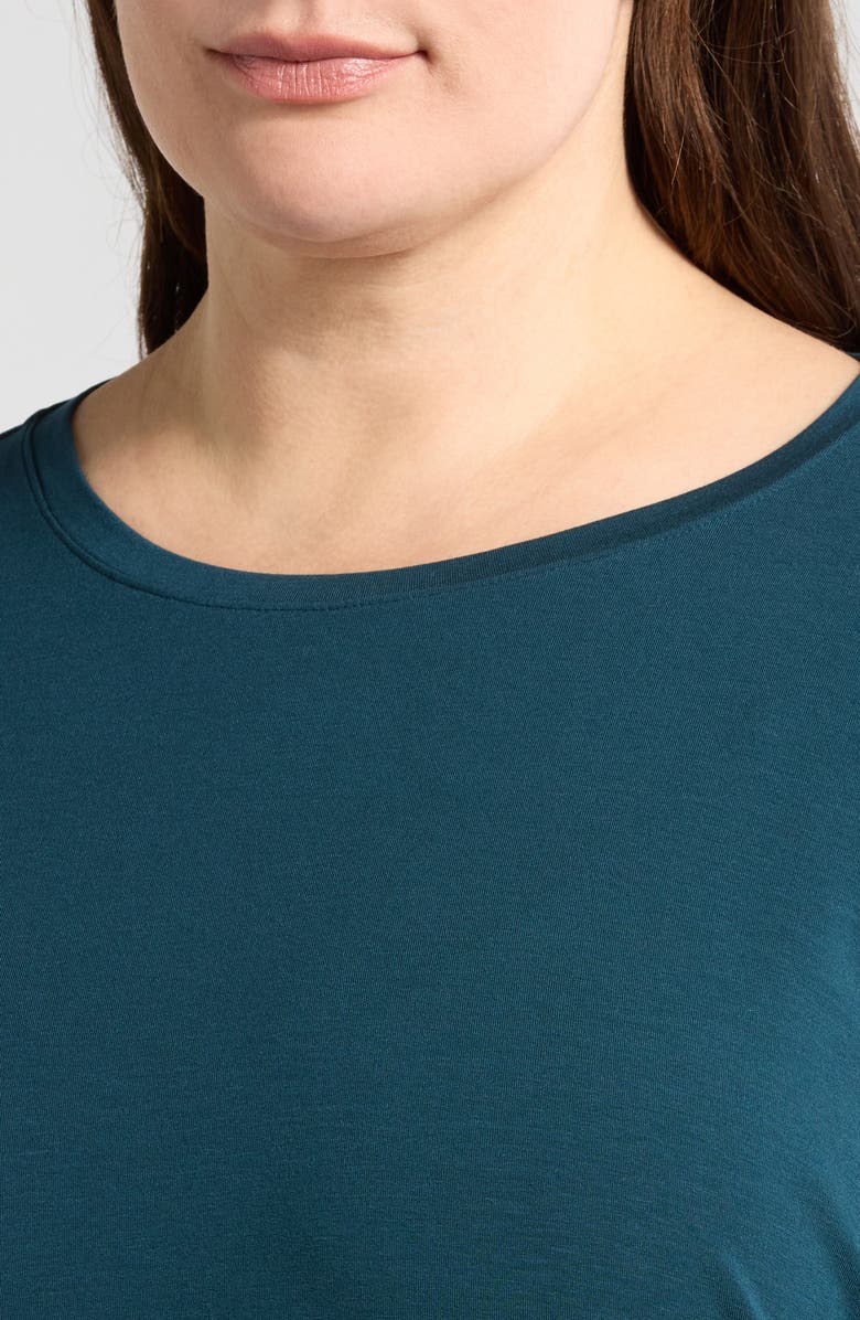 Eileen Fisher Fine Jersey Crewneck Top, Alternate, color,