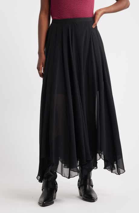 Treasure & Bond Handkerchief Maxi Skirt
