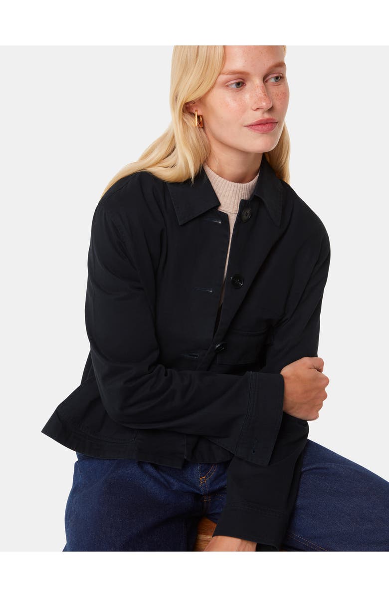 Whistles Marie Casual Jacket, Alternate, color, Washed Black
