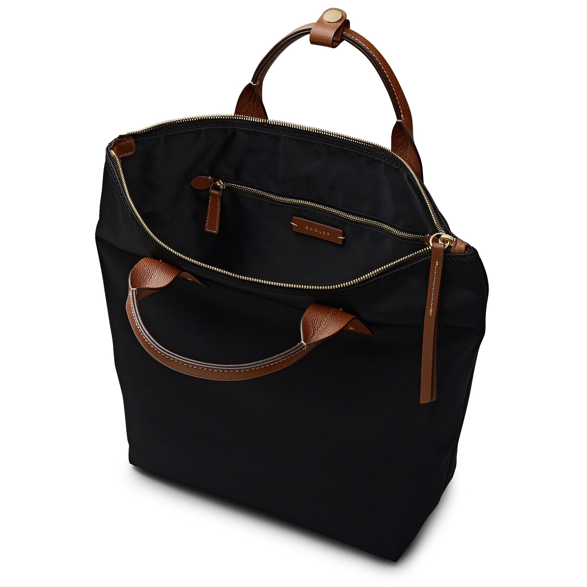 Radley The Townley Medium Ziptop Backpack, Alternate, color, Black