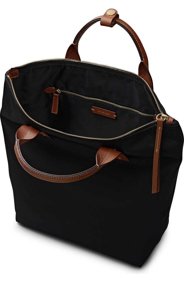 Radley The Townley Medium Ziptop Backpack, Alternate, color, Black