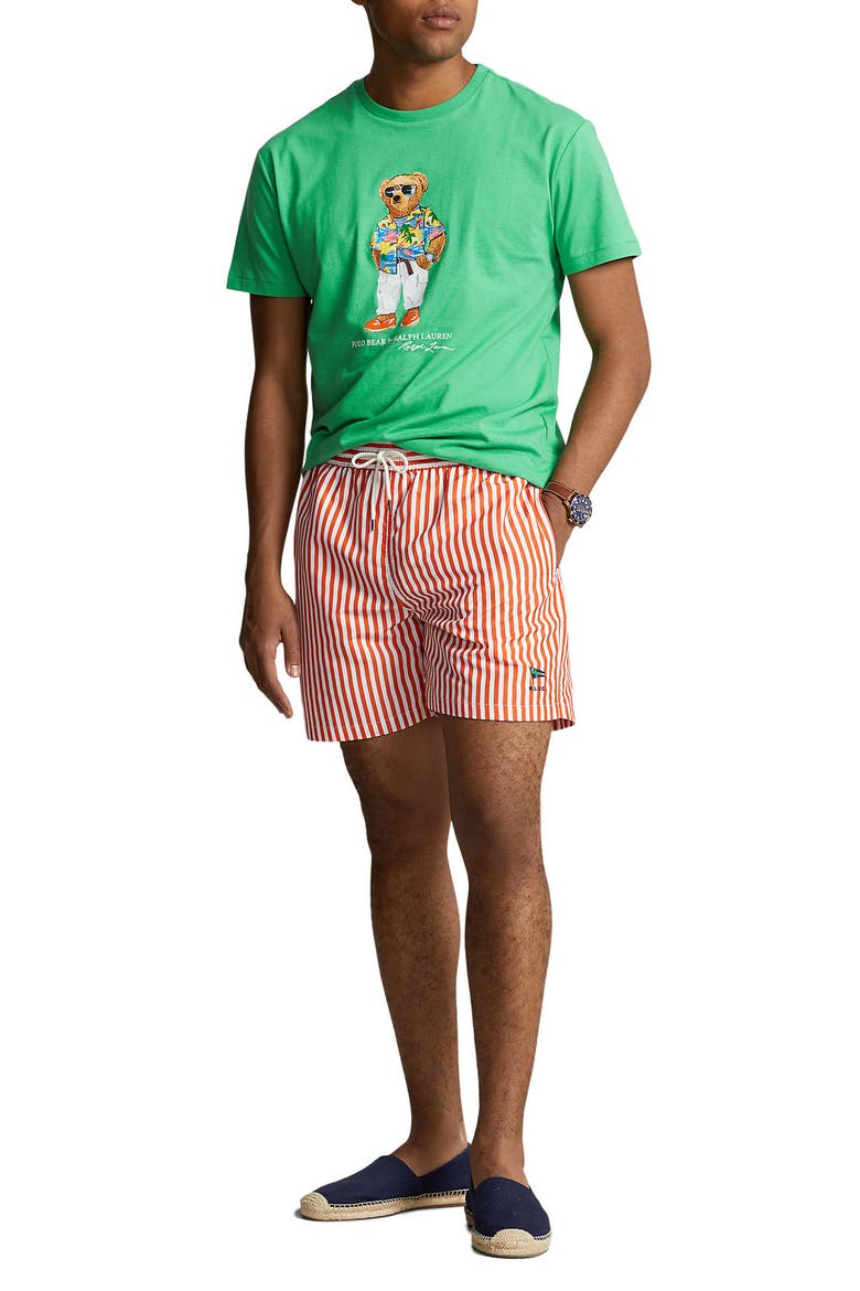 Polo Bear Graphic T-Shirt, Alternate, color, VNYRD GREEN BEACH CLUB BEAR