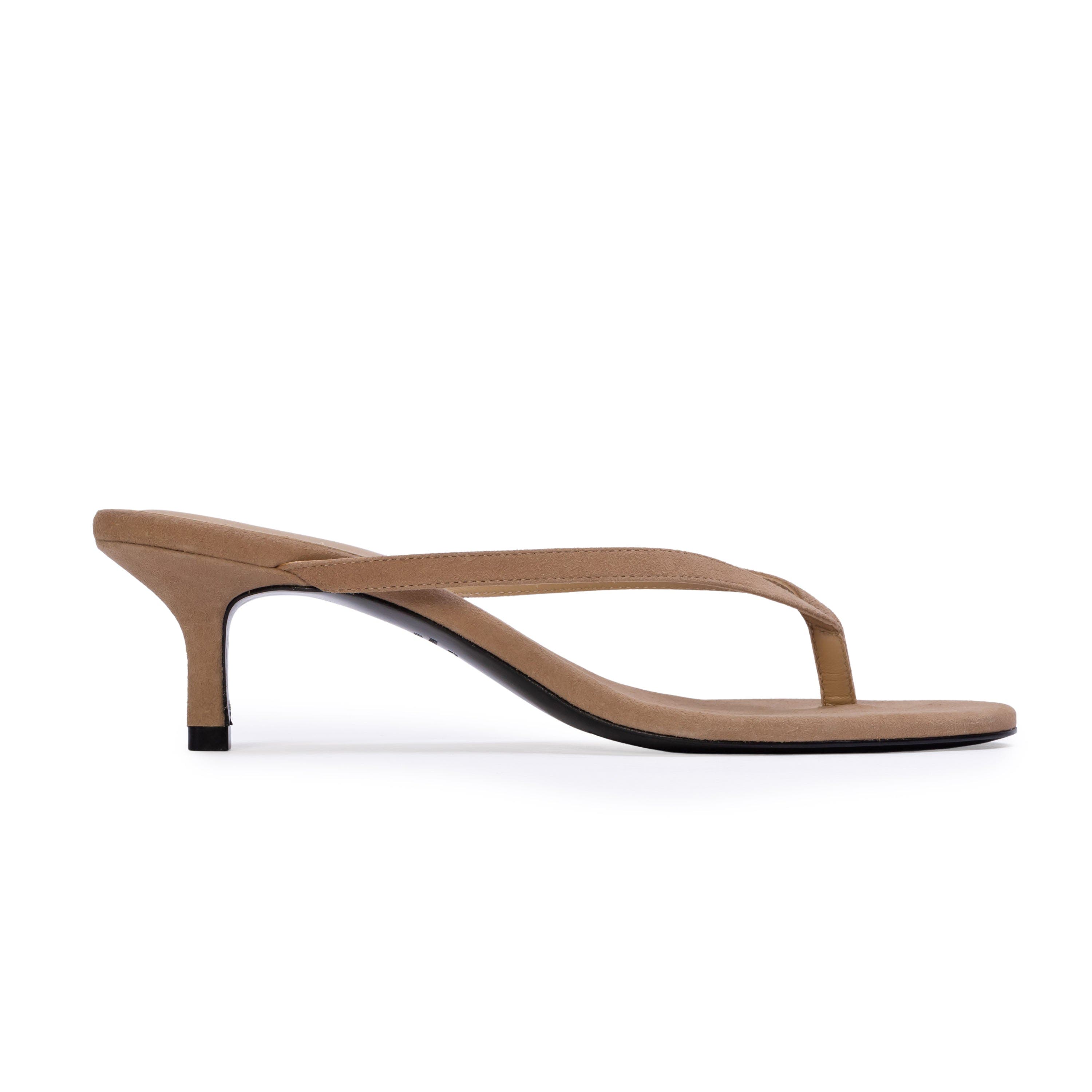 Tash 50 Suede Sandal, Main, color, Latte Suede