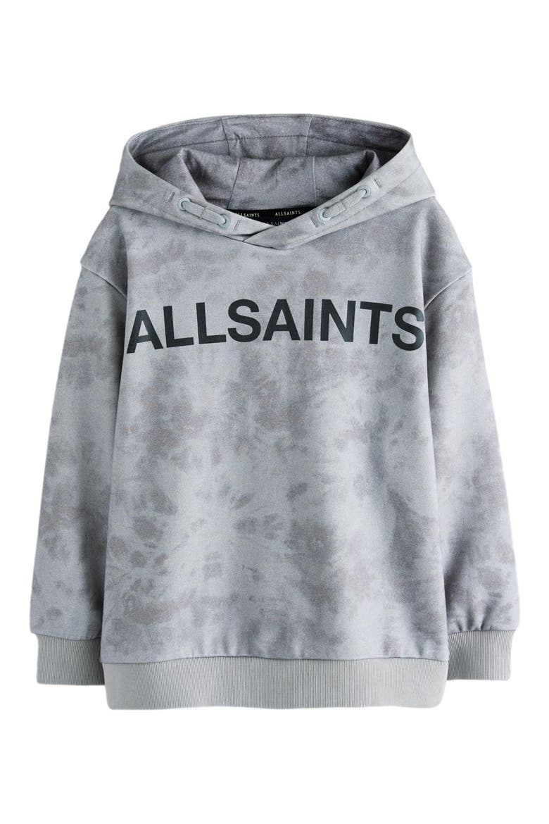 Kids' Underground Oversize Tie Dye Hoodie, Main, color, GREY