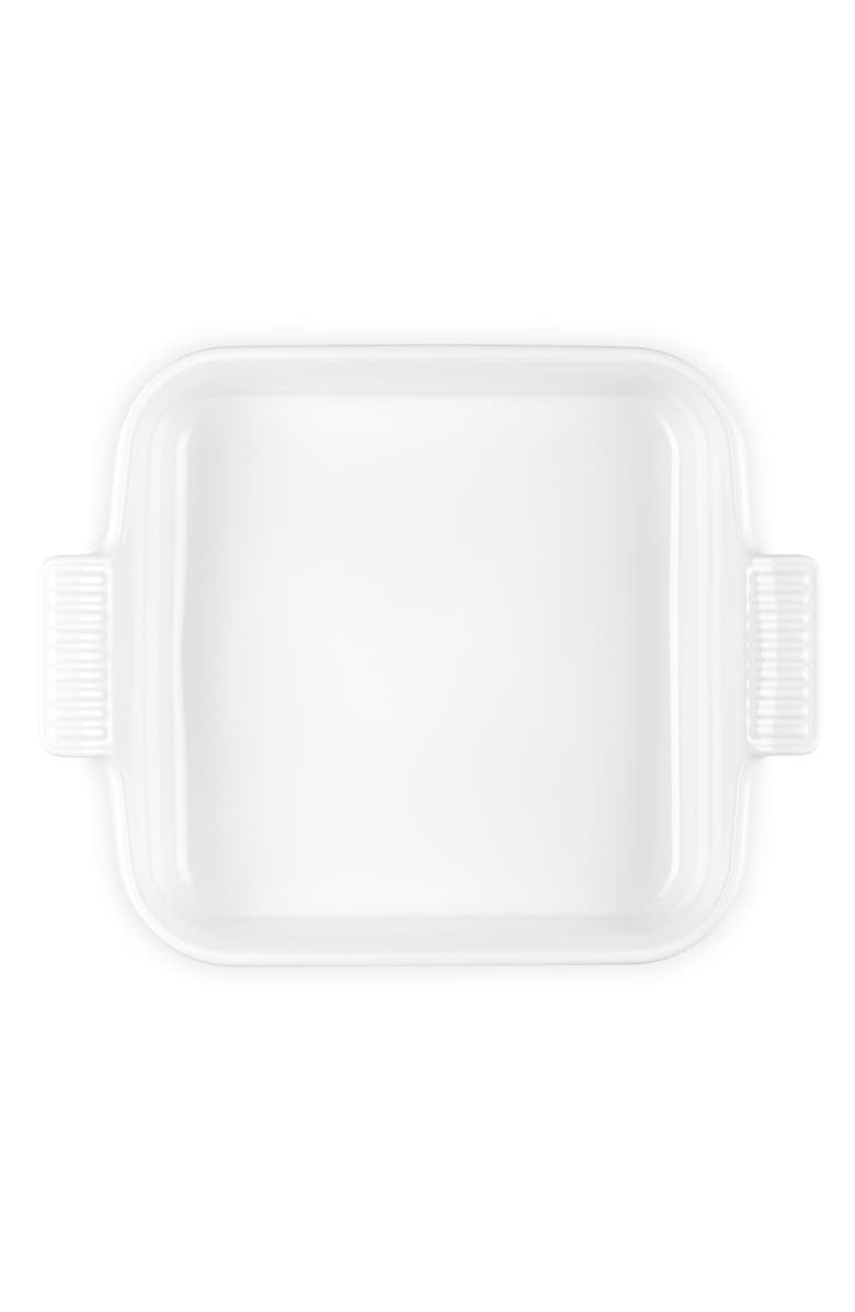 Le Creuset Heritage Square Baking Dish, Alternate, color, White