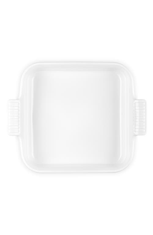 Le Creuset Heritage Square Dish/3 Qt. In White