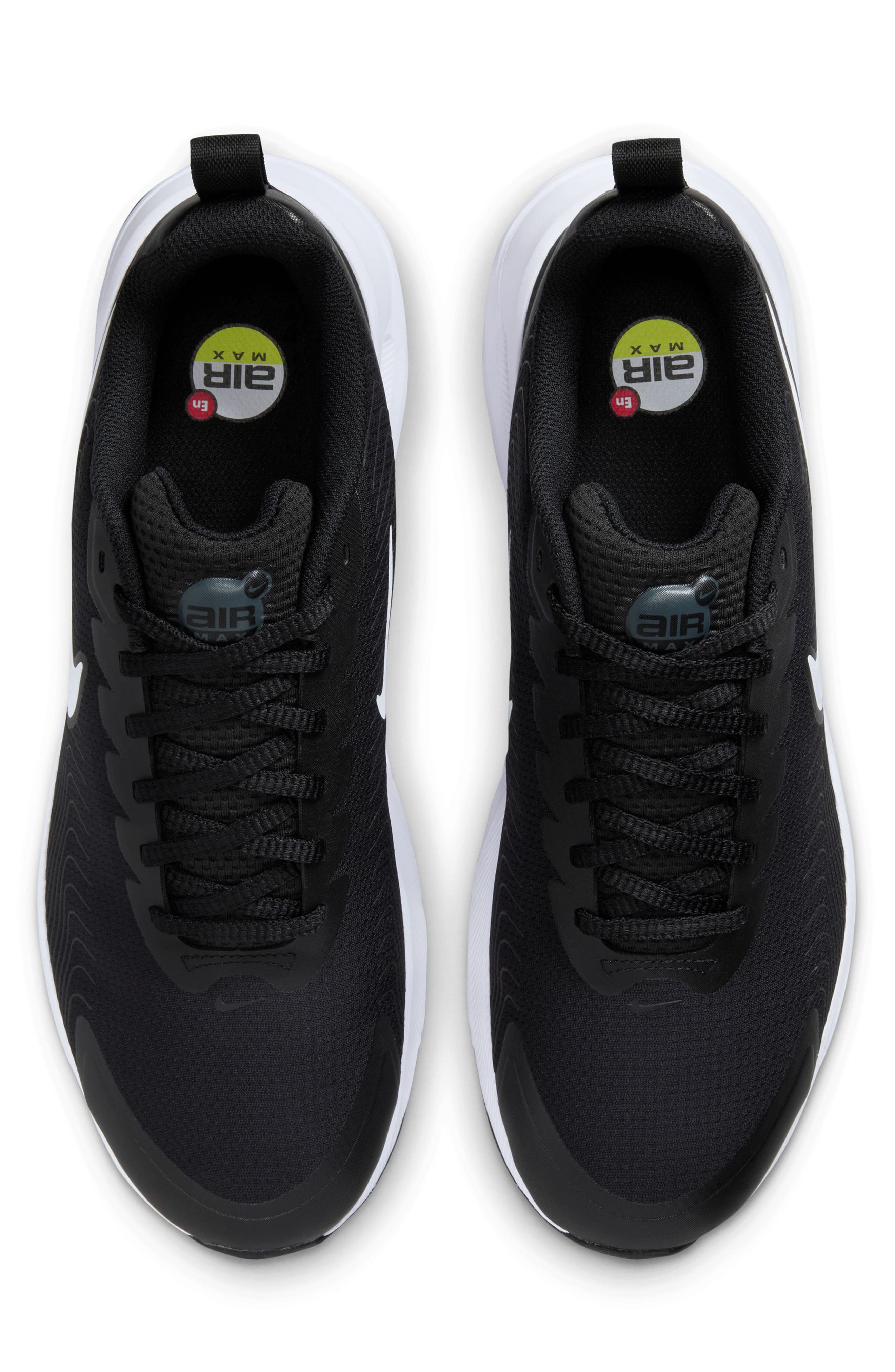 Nike Air Max Nuaxis Sneaker, Alternate, color, 001 Black/White