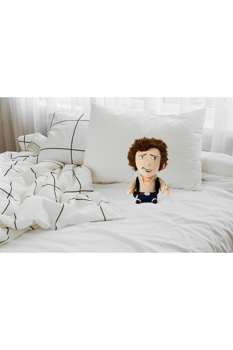 Stuffed Star Wars Plush Toy - 9" Talking Han Solo Doll, Alternate, color, Brown